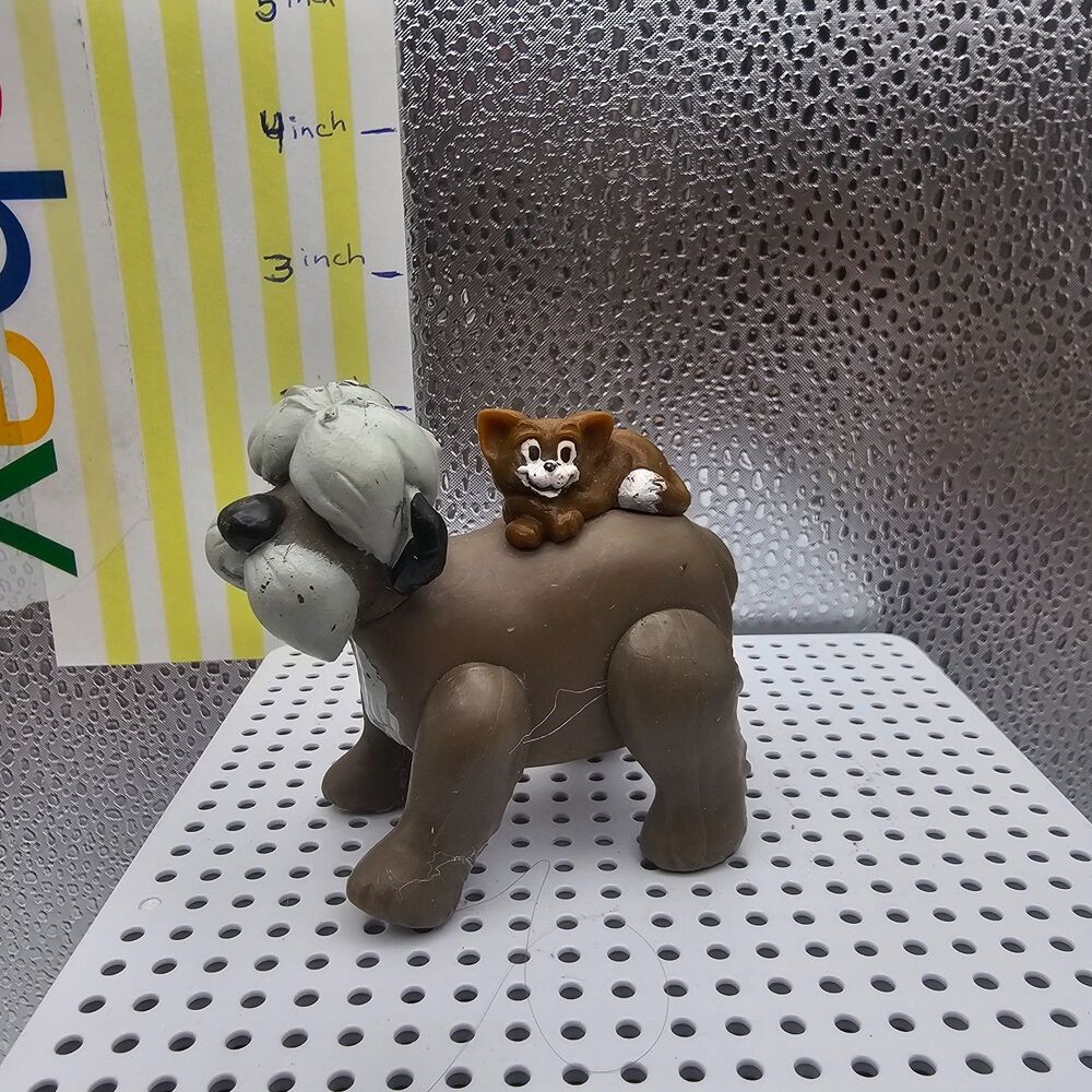 Disney The Colonel And Sergeant Tibbs Cat Figure 101 Dalmatians Vintage 1990s